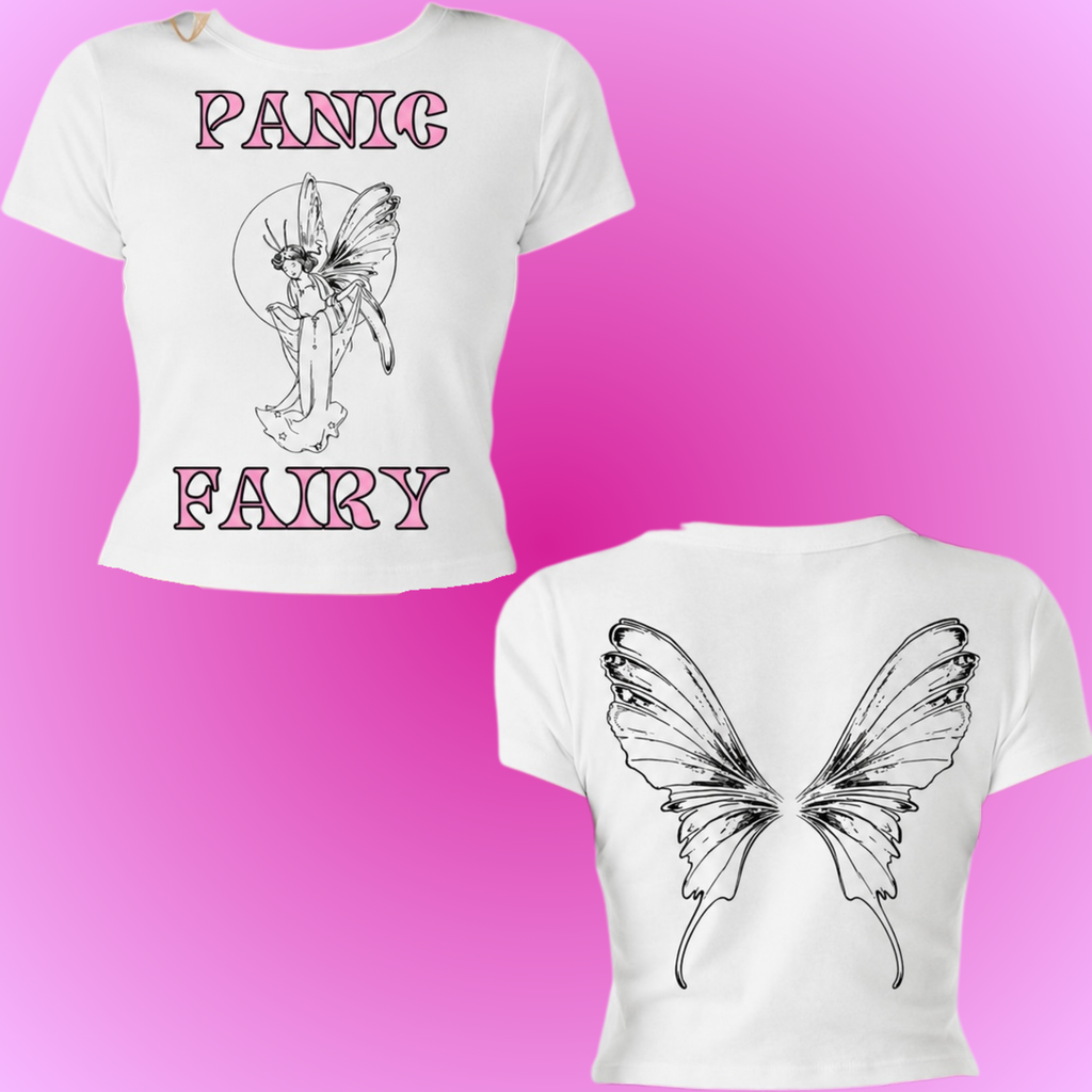 "Panic Fairy" Baby Tee