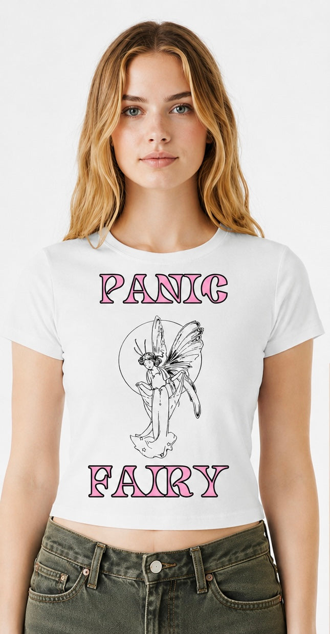 "Panic Fairy" Baby Tee